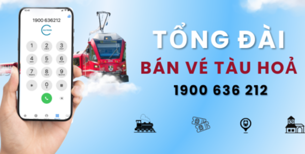 Gọi tổng đài 1900 636 212 là một trong những cách mua vé tàu Sông Lam online thuận tiện, phổ biến nhất hiện nay